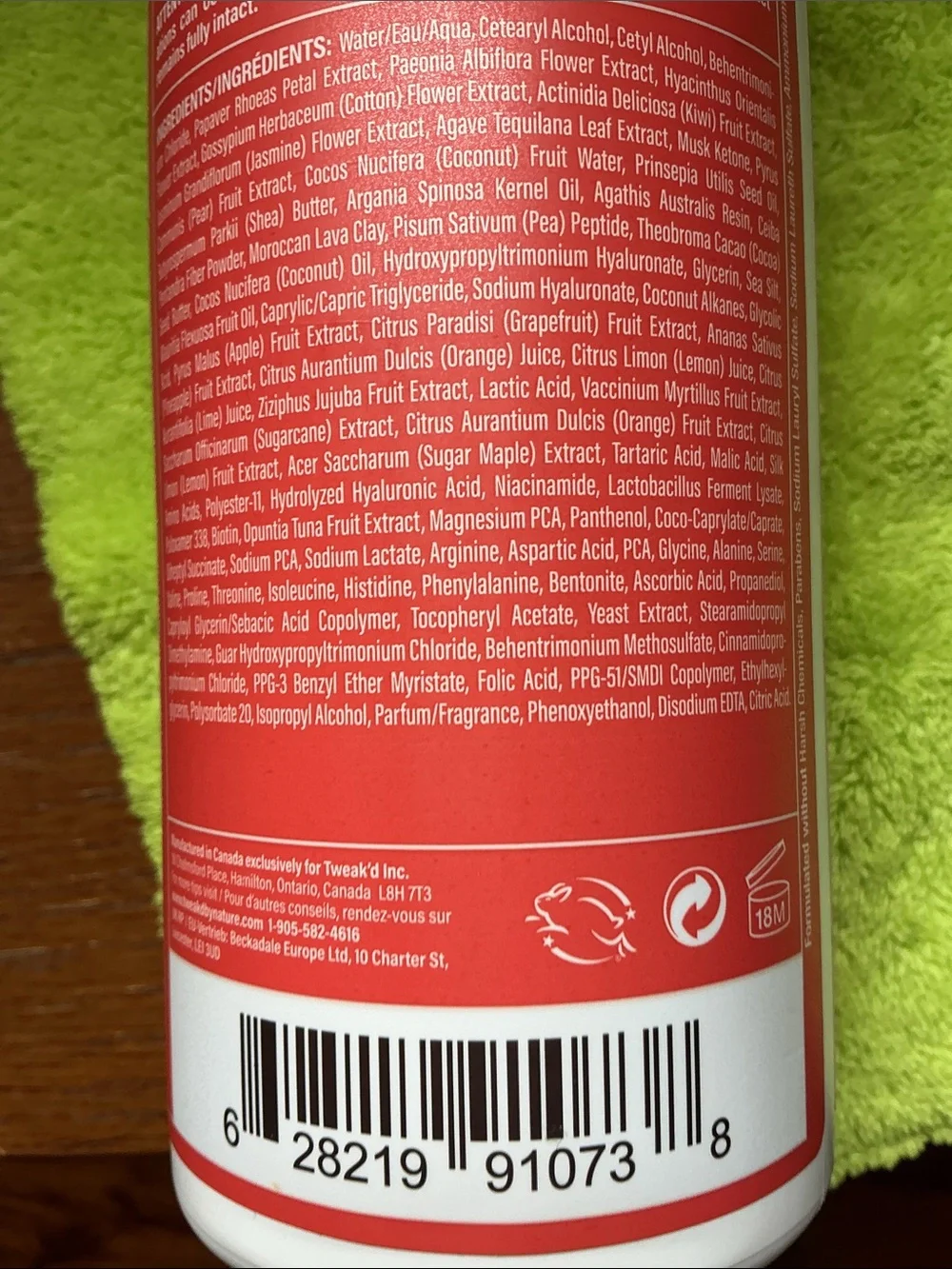 Tweak'd by nature Super Bloom hair conditioner
